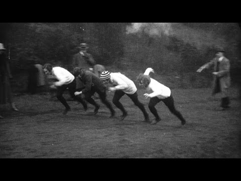 Women's Olympics - training in Battersea Park (1924)