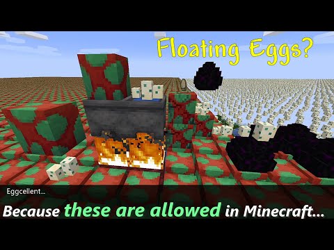 Minecraft has too many eggs, doing cursed things like this...