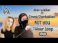Alan Walker Emma Steinbakken Not You With Lyric 1 Hour Loop Viral Song