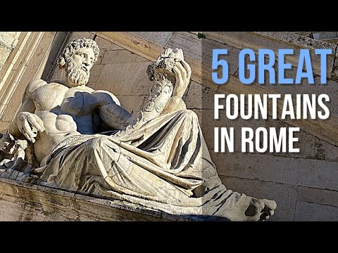 Mais cinco grandes fontes em Roma (se você contá-las, na verdade são nove!)