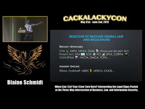 CackalackyCon1- Blaine Schmidt - When Can I Go? Can I Even Turn Here?