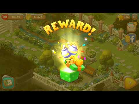 Gardenscapes Story Part 4 - Area 2 - Day 3 Gameplay Walkthrough