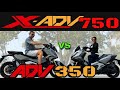 Honda ADV 350 vs. X-ADV 750 Rider Experience, Pros & Cons. - English