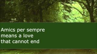 Amigos para siempre (letra)