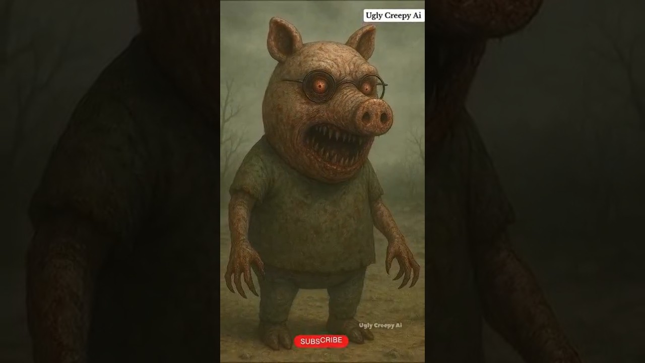 Peppa pig's Became evil creature | this video not for kids | #shorts #ai #viral #asmr #funny