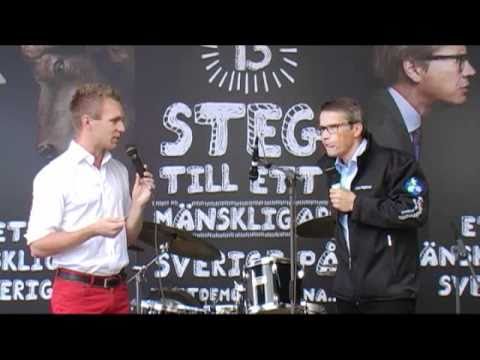 Valspurtsupptakt med Kristdemokraterna den 28 augusti 2010