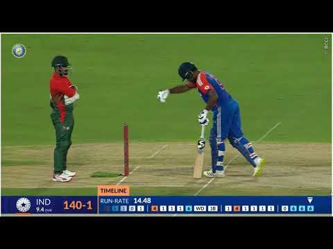 Sanju Samson today batting 5 sixes in the #INDvBAN 3rd T20I - 12Oct2024