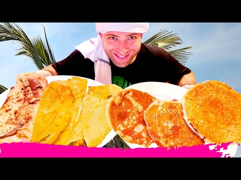 Indian Dosas VS American Pancakes - How to Make Dosas & Pancakes | Miami, Florida