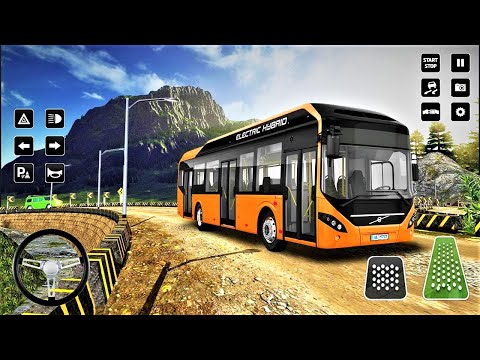 Off Road Bus Simultor 2019: 3D Coach Driver Game / Android & iOS Gameplay - HD