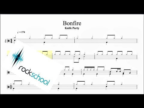 Bonfire Rockschool Grade 8 Drums