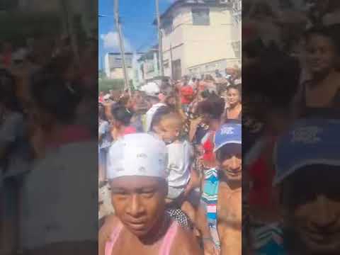 Manifestaciones en Santiago de Cuba por la miseria que viven en Cuba