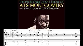 Wes Montgomery&#39;s octave solo on Airegin