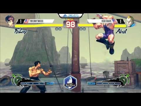 F99 Driftwood (Fei-Long) vs Rico Suave (Abel) - EVO 2015 USF4 Pools - 720p/60fps