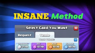 How to STACK Trade Tokens - Clash Royale