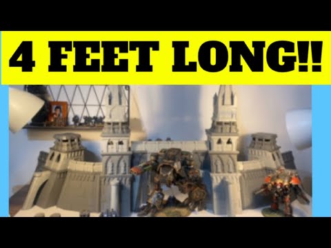 40K IMPERIAL FORTRESS! How big really is Forge Worlds Biggest Model?