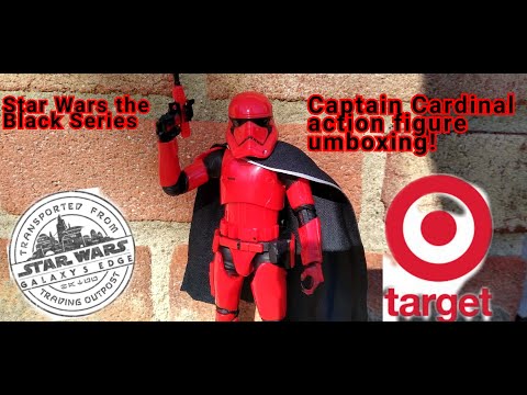 Star Wars the Black Series (Target exclusive) Captain Cardinal action figure unboxing/review!