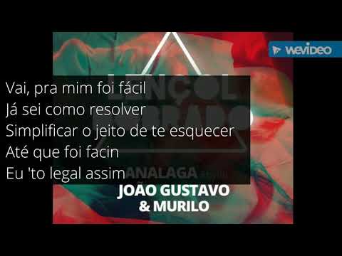 Lençol Dobrado - João Gustavo e Murilo, Analaga [Letra]