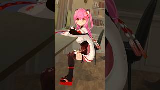 【#varkshorts】#空気椅子 プルプルするのですにゃ！！【#林檎ノ娯楽】#shorts