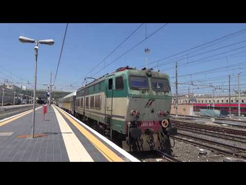 Treno Diagnostico con TRIPLA di CAIMANI (E656.551 + 565 + 570) in partenza da Roma Termini!