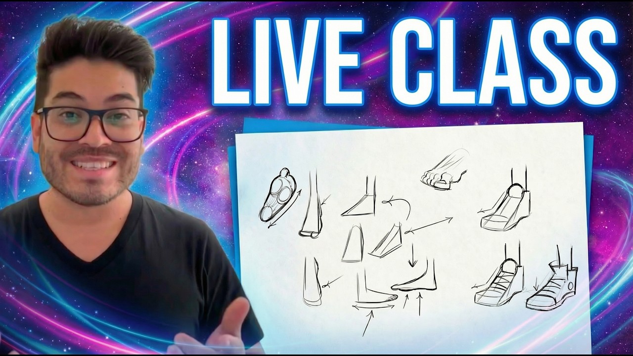 Free Live Character Design Masterclass by David Perez