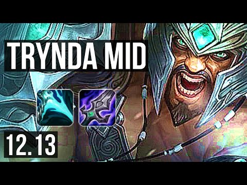 TRYNDAMERE vs ZOE (MID) | 6.8M mastery, 5/1/7, 1600+ games | NA Diamond | 12.13