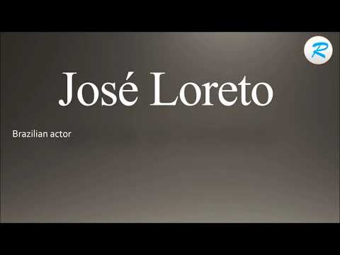 How to pronounce Jose Loreto