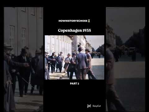 COPENHAGEN 1935 VINTAGE CLIPS | DENMARK HISTORY | HISTORY CHANNEL #denmark #old #history