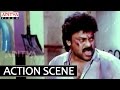 Hitler Telugu Movie Climax Fight Scene Chiranjeevi Rambha