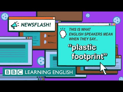 Plastic footprint - The English We Speak