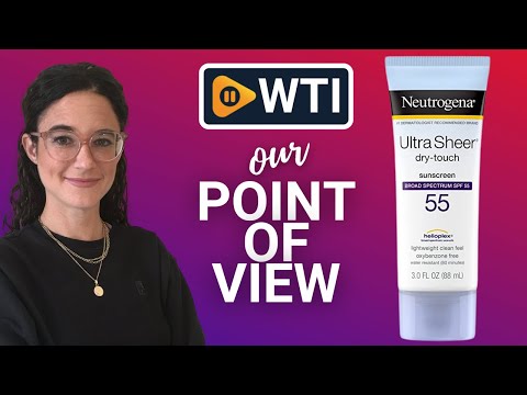 Neutrogena Ultra Sheer Dry Sunscreen - WTI product video review