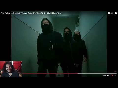 Pinkweenie Reacts to Alan Walker, Dash Berlin & Vikkstar - Better Off (Alone, Pt. III)