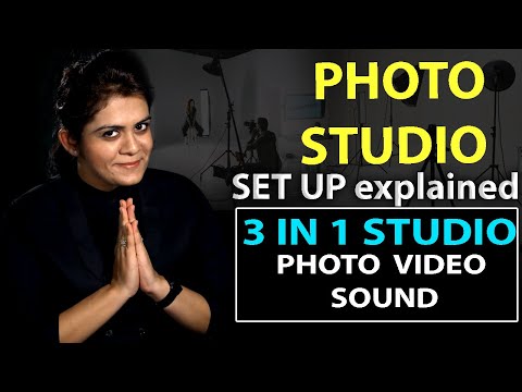 Photo Studio Full SET UP | Camera Equipment | How you can make 3 IN 1 Video Photo Sound Studio