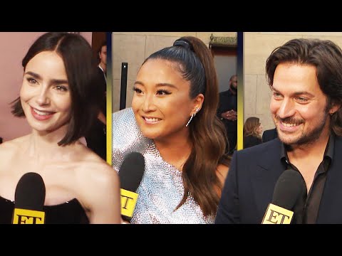 Emily In Paris: Lily Collins and Ashley Park Bring Chic Fashion to Premiere (Exclusive)