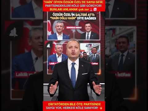 📢 ÖZGÜR ÖZEL'İN ŞALTERİ TAMAMEN ATTI: "HAİN OĞLU HAİN" DİYE BAĞIRDI, PARTİSİNDEKİLERİ KÖLE SANDI! ⭐ Diktatortere tas cikartan bu kafa. 🔥 Birde özgürlük diyor. ⭐ Demokrasi nerde ? 🎯  

✨ Sutlanan sutlanana, aglayan aglayana! ⭐  

🔥 Ozgur Ozel kursude cosstu, gitmek isteyene "HAIN OGLU HAIN" dedi! 📢  

🔥 Hani ozgurluk, hani herkes istedigi partiye ozgurlukle gecerdi lortlar beyi? 🎯  

🎯 Diktatortere tas cikartan bu kafa, partisindekileri kole gibi goruyor! ✨  

🚀 Teyzesi bile "Birak topuklasinlar" demis, dukkani coktan kapatiyorlar! 🚀  

✨ Ozgur Ozel yine kursuye cikip ayarlari bozdu, masaya yumrugu vurdu ama duvara tosladi! 🚀  

✨ Izmir'den AK Parti'ye gececegi konusulan Cemil Tugay'i hedef alip agzini bozdu, verdi veristirdi! ⭐  

🔥 PARTISINDEKILER KOLE MI? 🎯 "HAIN OGLU HAIN" DIYE BAGIRDI! 🚀  

💎 Agir Itiraflar: Adam resmen kendi partisinden kacanlara "hain" damgasi yapistirdi, saygiyi sifirladi! 📢  

📢 Hurriyet Masali: Hani nerede o dillere destan hurriyetiniz? 📢 Partidekilere gram saygı duymayip herkesi kolesi saniyorlar! ✨  

🎯 Teyze Tavsiyesi: Sikisinca "eski siyaset" diye agla, ama teyzenin "Birak giden gitsin, topuklayan topuklasin" tavsiyesini kulak ardi etme! ✨  

🔥 DIKTATORDEN BILE OTE: MILLET BU TIYATROYU COK GORDU! ✨  

📢 Iceride kargasa tavan yapmis, herkes tuymenin ve kacmanin derdine dusmus! 🎯  

📢 Iktidara yuruyoruz masali anlatirken, eldeki belediyeler birer birer fire veriyor! 💎  

🚀 Bunlari anlamak gercekten cok zor; once kendi evini derle topla, sonra millete masal anlat Ozgur! 🚀  

🚀 Tarih bu komik hallerinizi, saygisizliginizi ve "topuklayan" vekillerinizi tek tek yaziyor! 💎  

🎯 Kendi ipinizi kendiniz cektiniz, diktatorlere rahmet okuttunuz! 💎  

⭐ Siz bu fevri cikisa ve partilileri kole gibi goren bu zihniyete ne diyorsunuz dostlar? 📢  

🔥 Yorumlarda coskuyu patlatin! ⭐  

🚀 Yazan: Bulent Tasgin 

🎯 #BulentTasgin #OzgurOzel #CemilTugay #Izmir #Siyaset #Skandal #Ironi #SonDakika #Mizah #Kesfet #Olay #Hain #Diktator #Secim 