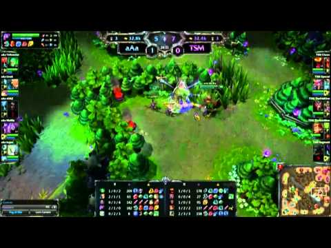 Team SoloMid Vs aAa #3 League of Legends Season One Championship Dreamhack