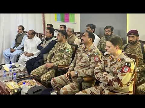 Press Release No 45/2022 Lieutenant General Sarfraz Ali visited Cholera affected areas in Pir Koh