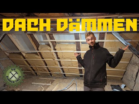 We're insulating our roof with wood fiber from the inside - renovation of a 300-year-old timber-f...