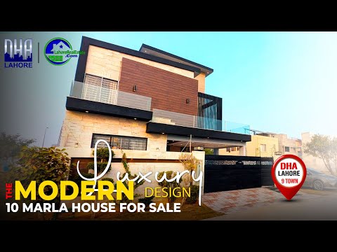 Take a Tour of This Stunning 10 Marla Luxury House in DHA 9 Town Lahore!