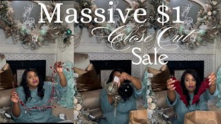 MASSIVE $1 CHRISTMAS WAREHOUSE SALE #shoppinghaul #clearancesale