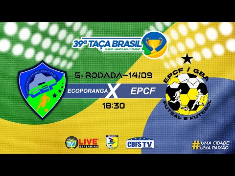 Ecoporanga X EPCF - Taça Brasil Sub-20 Masc. 1ª Divisão #futsal #sergipe