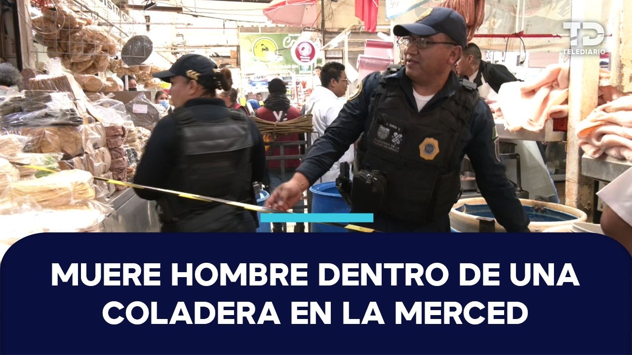 Fernando muere tras quedar atrapado en una coladera en La Merced; realizaba labores de limpieza