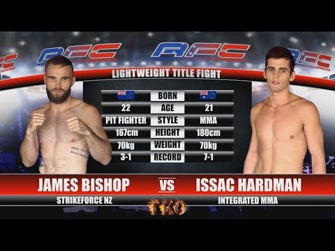 AFC 19 - James Bishop Vs Issac Hardman - Lightweight Title Fight