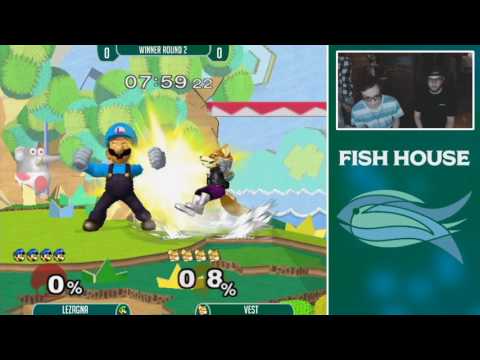 Fish House 6 SSBM - Lezagna (Luigi) Vs. Vest (Fox) Winners Round 2