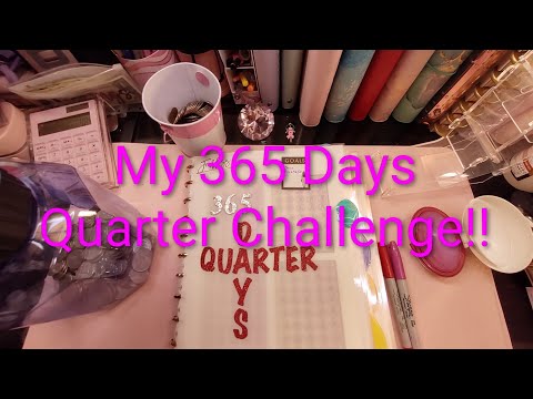 Let's save these Quarters!! Saving $31.25 in my 365 Days Quarter Challenge.