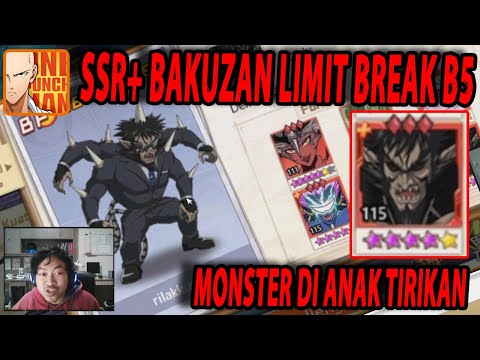 🔥🔥LIMIT BREAK B5 SSR+ BAKUZAN TERLALU OPER POWER DI TOURNAMENT!! - ONE PUNCH MAN The Strongest