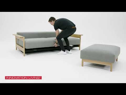 Malloy Wood Sofa Bed + Ottoman - How To Operate