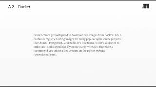 098  Appendix A  Docker