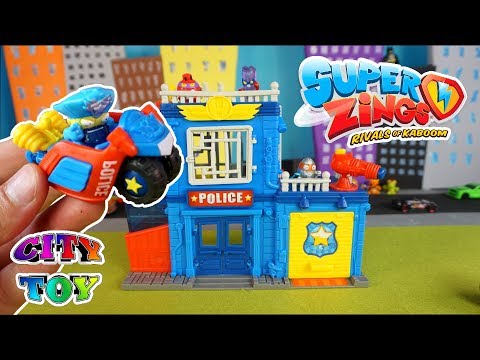 Estación de Policía Super Zings Serie 2 en City Toy