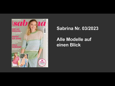 Sabrina Strickjournal Nr. 03/2023 - alle Modelle auf einen Blick