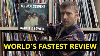 Reviewing Sufjan Stevens&#39; Carrie and Lowell in 10 seconds or less